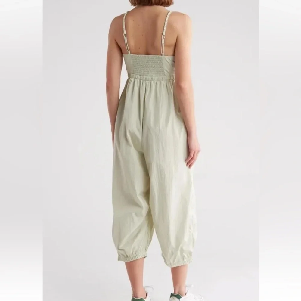 New FP Movement Free People Down To Earth Jumpsuit in Summer Mist Size XS